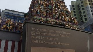 リトルインディアにあるヒンズー寺院