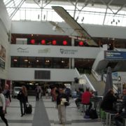 日本からの直行便でベルゲン・フレースランド空港（BGO）へ着きました。