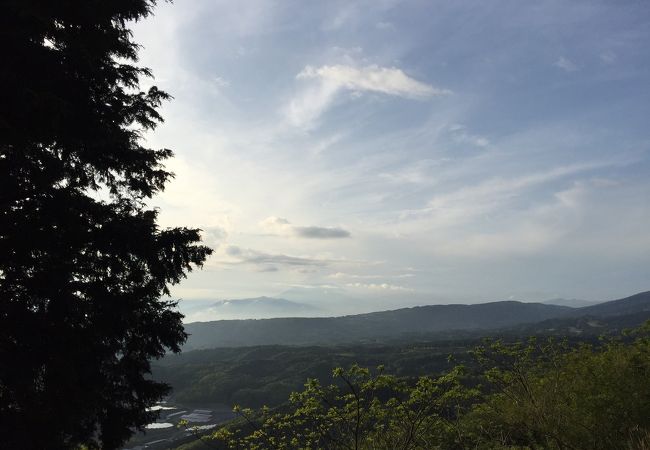 富士山が見えました