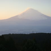 富士の見える峠