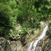 滝壺にははいれません。