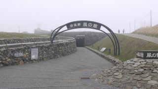 屋内から襟裳岬やアザラシを見ることができます