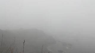 春から夏は霧が多いようです