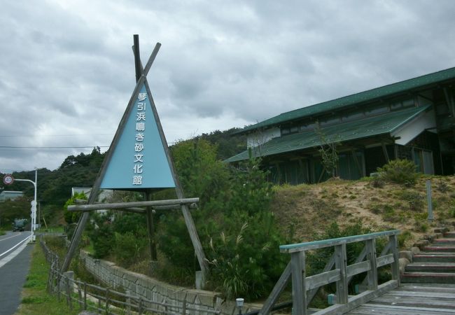 鳴き砂体験も出来ます