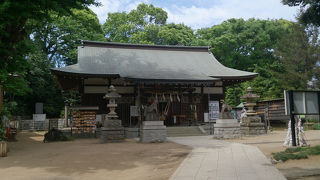 住宅街の中にある緑のスポット