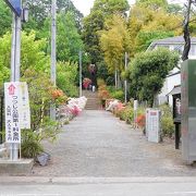 つつじ公園のふもと