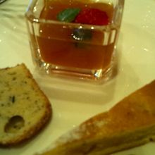 セットのデザート