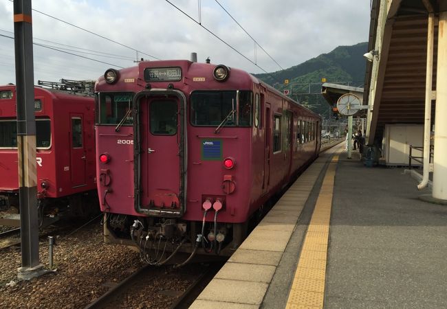 竹田城方面への乗り換え駅です。