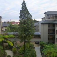 中庭ビューでした