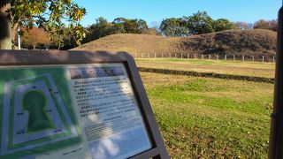 さきたま古墳群の南西端にある古墳