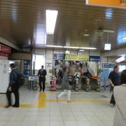 銀座線の渋谷駅は山手線の上です