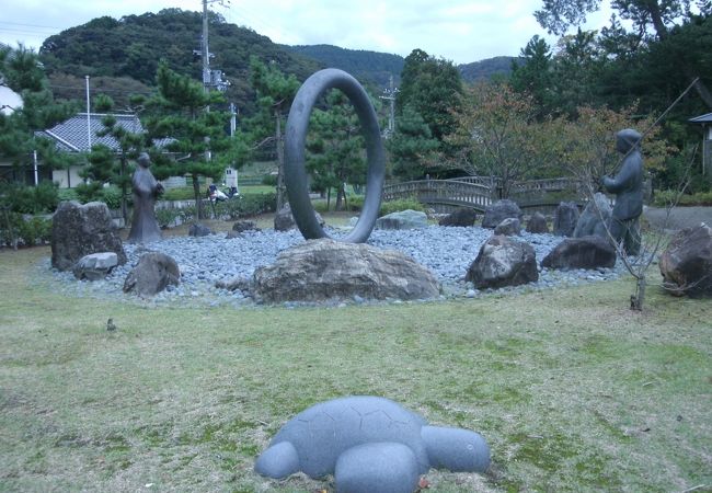 浦嶋伝説をモチーフにして造られた公園