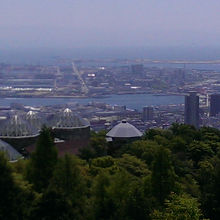 ロープウェイからみた市街地