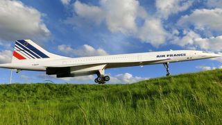 コンコルドを間近で見る事ができます