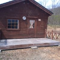 ここがキャビンです。４人で宿泊。布団あり。