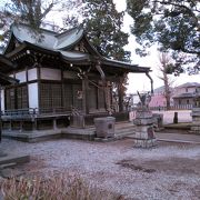 ほのぼのとした地元の神社