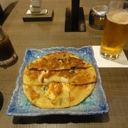 チヂミとビール合います