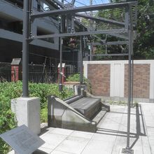 赤門倉庫のエントランスポーチと階段