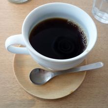食後はコーヒーにしました