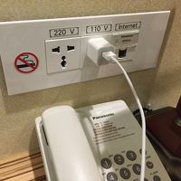 日本仕様のコンセント有り