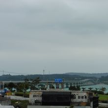 古宇利島方面からの眺め