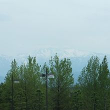 立山連峰も見えました