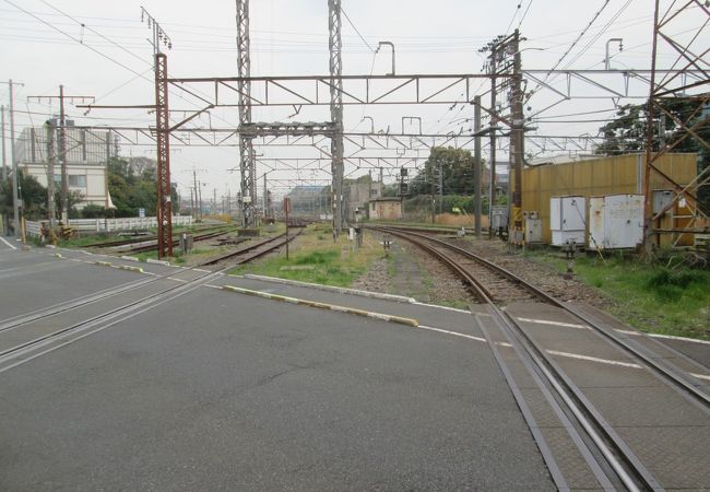 南武線と鶴見線の乗り換え駅