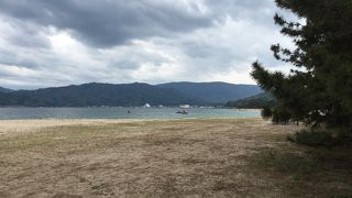 海水浴場は二カ所あります、