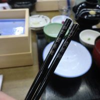 軽くて持ちやすくて宿名入りの箸、欲しいぜ！