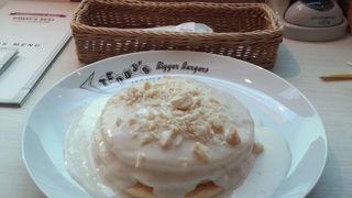 パンケーキも美味しいハワイアン風のお店