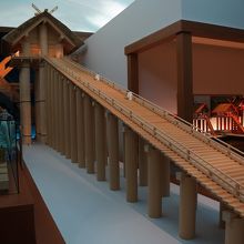 平安時代の出雲大社（伝承）を再現したもの