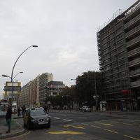 ホテル前の道路