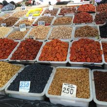 ドライフルーツやナッツ類