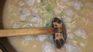 炊き餃子食べました