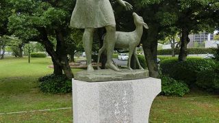 平和記念公園の南端