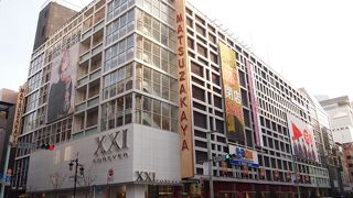 銀座の百貨店の中では比較的庶民的で好きでした。