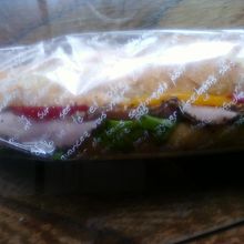 食べごたえのあるサンドイッチです。