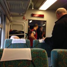 高速鉄道の列車内部