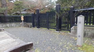 明治天皇の産湯が汲まれた井戸?