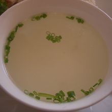 クリアなスープ