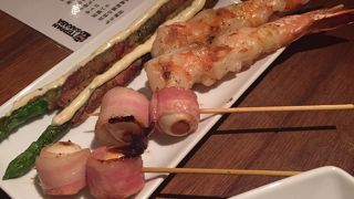 串焼きの数が豊富