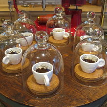 ガラスの蓋を取って見て