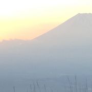 富士山と夕日がきれいな場所です