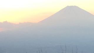 富士山と夕日がきれいな場所です