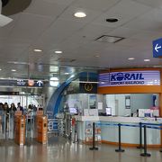 空港～ソウル駅間が便利で快適に移動できる
