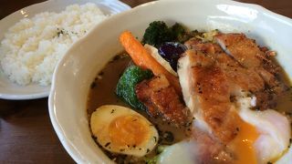 最近食べたスープカレーの中では一番！！