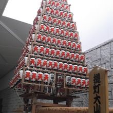 提灯山笠−すべての提灯に明かりがともされます