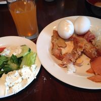 クラブラウンジの朝食