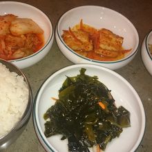 キムチ、ナムル