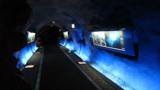 地球地質の形成をディスプレイした博物館